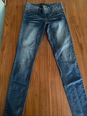 GENERATION Y Distressed Medium Blue Women's Skinny Jeans